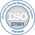 Information Security Management System ISO 27001 Certified